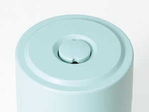 Skater Japan Airtight Storage Container Smoke Blue Push Button Pos5 - A