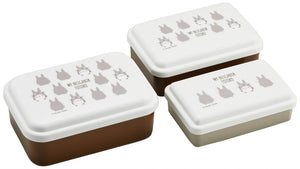 Skater Japan Antibacterial Seal Container 3P Set My Neighbor Totoro Ghibli Slus3Ag - A