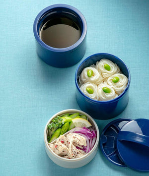 Skater Japan Cold Noodle Bento Box - Lunch Box Blue Lrtm8