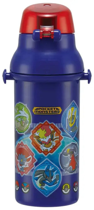 Skater Kids Ag+ Antibacterial Plastic Water Bottle 480Ml Pokemon 22 Boys Made In Japan Psb5Sanag-A