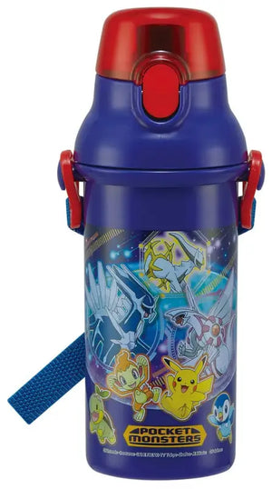 Skater Kids Ag+ Antibacterial Plastic Water Bottle 480Ml Pokemon 22 Boys Made In Japan Psb5Sanag-A