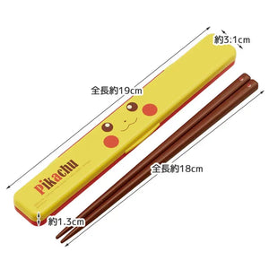 SKATER Pokemon Pikachu Chopstick Box Set