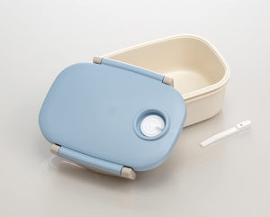 Skater Vacuum Bento Box Storage Container Blue Japan 450Ml Mpp3N - A