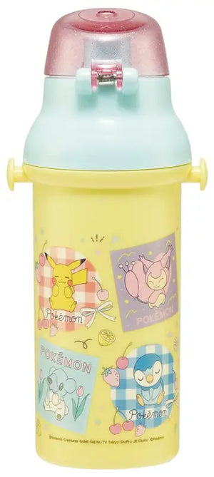 Skater Water Bottle Pokemon New Retro 480Ml Children&S Plastic Antibacterial Boys Made In Japan Psb5Sanag-A
