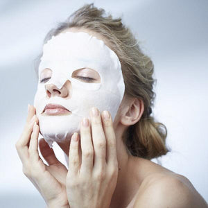 White Facial Sheet Mask by Lululun in Pack of 5, botanical extracts, perfect for special occasions