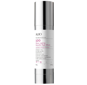 “Auio Slow Aging Needle Age Shot 300 ampoule, 30ml bottle, angled view”
