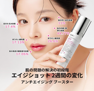 “Close-up of Auio Age Shot 300 texture, clear fluid with a dropper”