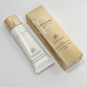 30ml Clé de Peau Beauté UV Protective Cream Tinted SPF50+ PA++++ Ivory with antioxidant support, offering radiance for all-day wear