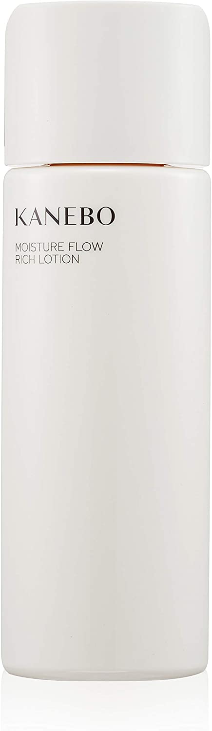 180ml Kanebo Moisture Flow Rich Lotion, botanical complex, designed for resilient skin support