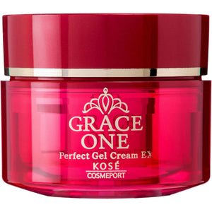 Kose Grace One Perfect Gel Cream Ex, 100g, 8-in-1 formula, ideal for mature skincare