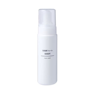 Muji Mild Face Soap Refreshed Skin In The Morning 200ml, gentle foam, ideal for daily sensitive skin cleansing