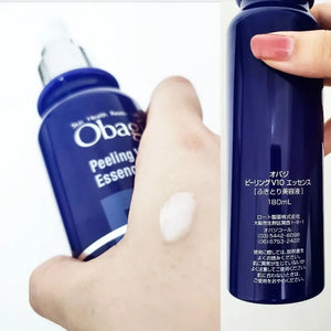 180ml Rohto Obagi Peeling V10 Essence Wipe-On Exfoliant with five acids, offering brighter complexion for all