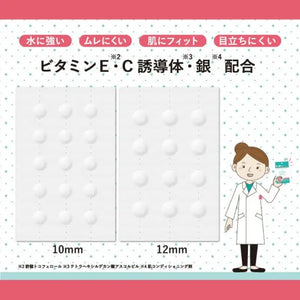 54 Patches Today's Cosme Zero Spot Patch with translucent finish, offering gentle coverage for comfort