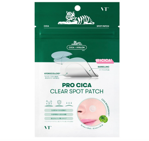 VT Cosmetics Pro CICA Clear Spot Patch, 66 Patches, three sizes, ideal for targeting blemishes