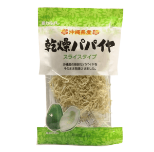 Sliced Papaya Okinawa Dried Papaya Strips 20g
