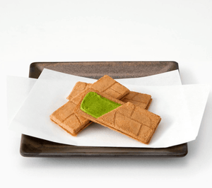 Close-up of Gion Tsujiri Matcha Sweets Gion-no-Koji 14 Pieces showing rich matcha detail