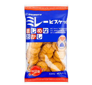 Nomura Majime Millet Biscuits in 120g pack, simple flavor, perfect for relaxed snacking