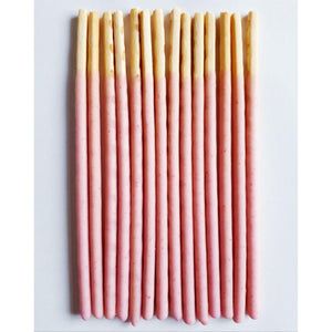8 Ct. Glico Strawberry Pocky Biscuit Sticks, crunchy and creamy, designed for strawberry lovers