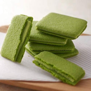 Itohkyuemon Uji Matcha Langue de Chat Biscuits 10 Pieces - YOYO JAPAN