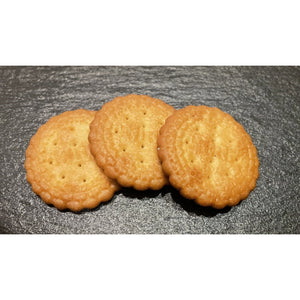 Close-up of Nomura Mire Japanese Old Fashioned Biscuits 480g, showing crispy texture for casual snacking