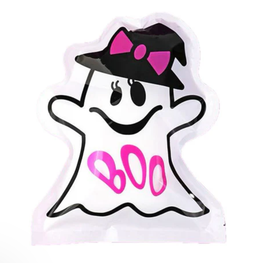 CandyWhirl Halloween Ghost Cotton Candy Ribbon soft fluffy ribbons close-upโ
