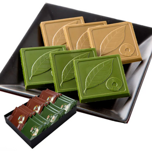 70 g Kiyoizumi Kyoto Uji Matcha & Hojicha Roast Chocolate, perfect tea‑time treat