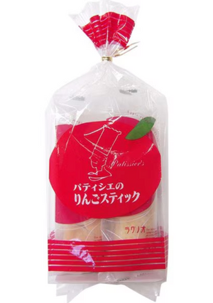 Chilled Ragnoo Sasaki Patissier Apple Stick 4‑piece snack, ready to enjoy