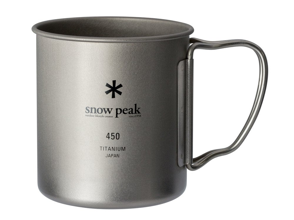 Snow Peak Japan Titanium Single Mug 450Ml Mg - 143 Shera Cup