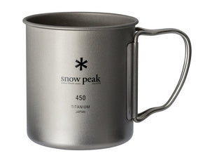 Snow Peak Japan Titanium Single Mug 450Ml Mg - 143 Shera Cup