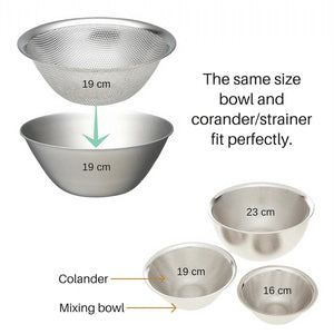 Sori Yanagi Stainless Steel Perforated Colander 27cm