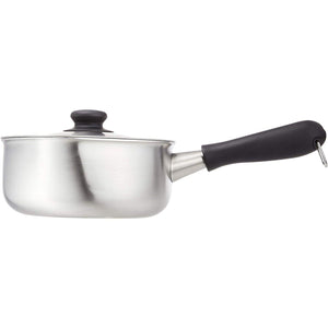 Sori Yanagi Stainless Steel Saucepan with Lid 18cm - YOYO JAPAN