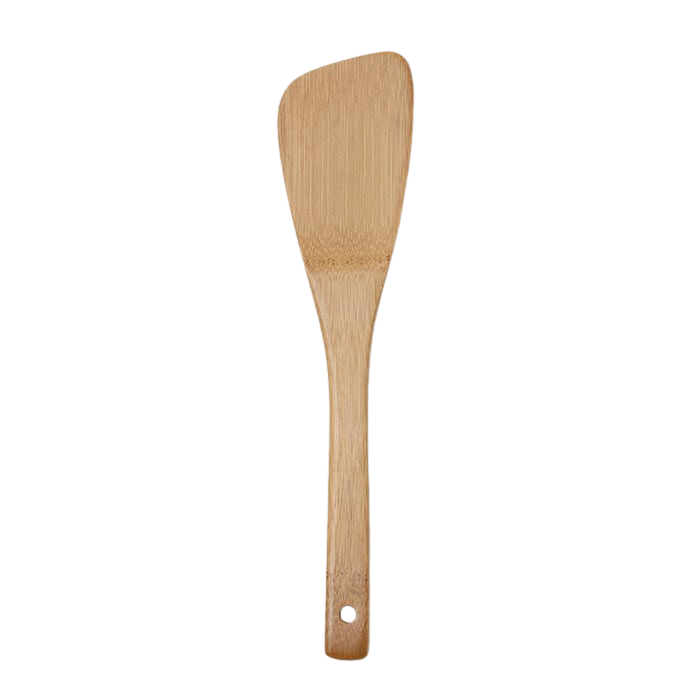 Natural Bamboo Kitchen Turner Japanese Wooden Spatula 300mm, eco-friendly tool, ideal for daily cooking