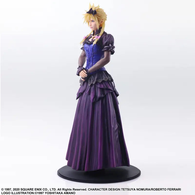 Square Enix Final Fantasy VII Remake Static Arts Cloud Strife Dress Ver - PVC Figure