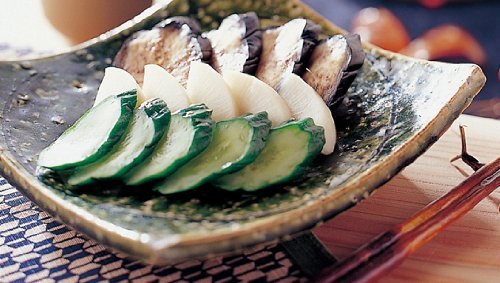 Squirrel 3L Round Green Instant Pickles Container Made In Japan With Recipe E - 30