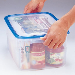 Squirrel 8L Clear Blue Storage Container Made In Japan Wj - 3 With Hard Passe Antibacterial Treatment