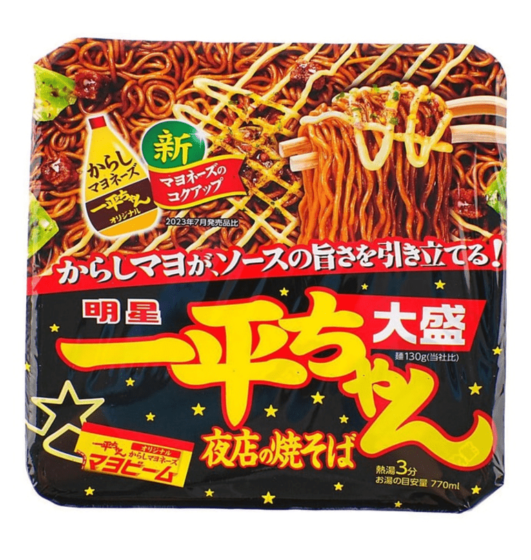 Star Yakisoba Fried Noodles Mustard Mayonnaise Extra Large 6.17 oz