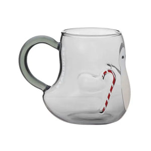 Starbucks 2021 Holiday Limited Heat Resistant Glass Mug Penguin 355ml - Japanese Mugs Home