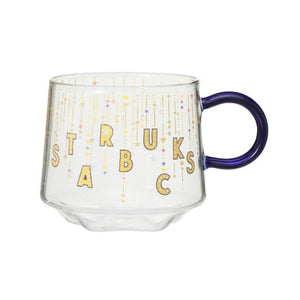 Starbucks Heat Resistant Glass Mug Twinkle 355ml - Japanese Starbucks Glass Mugs