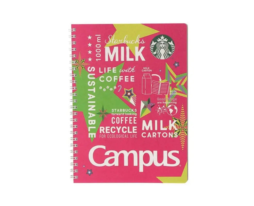Starbucks Japan Holiday 2023 Pink Canvas Notebook - Popular
