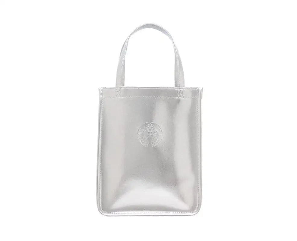 Starbucks Japan Holiday 2023 Silver Shopping Bag - Popular