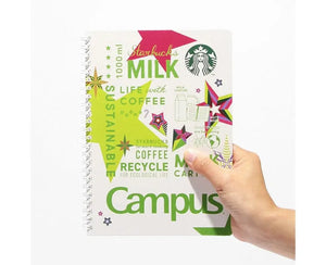 Starbucks Japan Holiday 2023 White Canvas Notebook - Popular