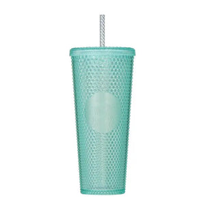 Starbucks Logo Cold Cup Aqua Studded Tumbler Bumpy Green 473ml - Japanese Home