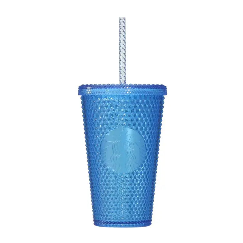 Starbucks Logo Cold Cup Tumbler Bumpy Blue 473ml - Japanese Home