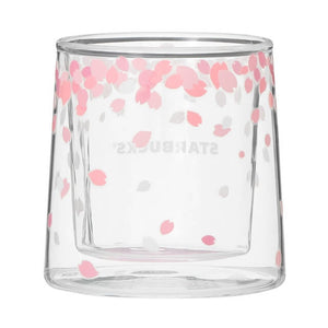 Starbucks Sakura 2022 Heat Resistant Glass Cup 237ml - Japanese Starbucks Glass Cups