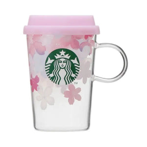 Starbucks Sakura 2022 Heat Resistant Glass Mug Gradient 355ml - Japanese Mugs Home