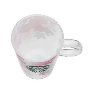 Starbucks Sakura 2022 Heat Resistant Glass Mug Gradient 355ml - Japanese Mugs Home