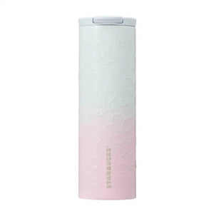 Starbucks Sakura 2022 Stainless Steel Tumbler Embossed Bloom 473ml - Japanese Tumblers Home