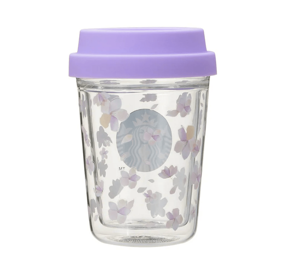 Starbucks Sakura 2025 Double Wall Heat - Resistant Glass Cup