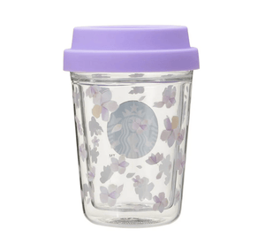 Starbucks Sakura 2025 Double Wall Heat - Resistant Glass Cup