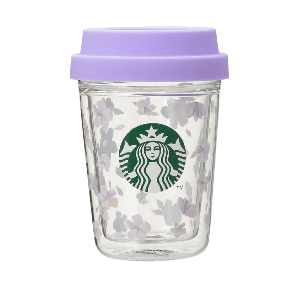 Starbucks Sakura 2025 Double Wall Heat - Resistant Glass Cup